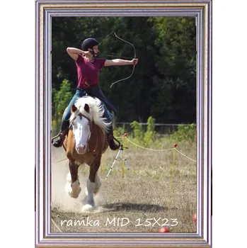 Obraz RÁMEČEK PŘIPRAVENÝ K POSTAVENÍ I POVĚŠENÍ FOTO DUO 15X23 15 MM STŘÍBRO