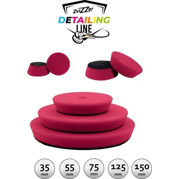 Autolak ZviZZer Thermo Pad Hard - červené hrubé leštící kotouče Na průměr unašeče: 150 mm