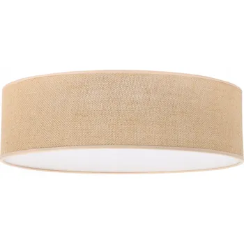 Kulatý Stropní Svítidlo Light Home 50 x 50 cm přírodní, odstíny hnědé a béžové