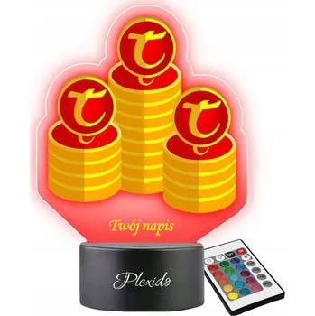 Lampička Plexido vícebarevná Noční lampa