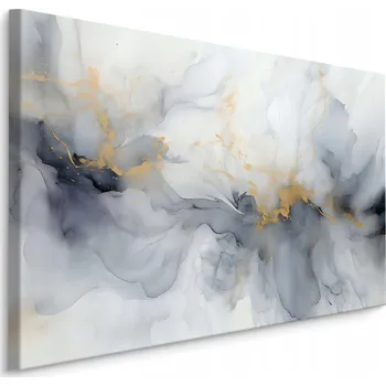 Obraz Obraz Na Plátně do Ložnice Jemný MARMOR Abstrakce Akvarely 100x70