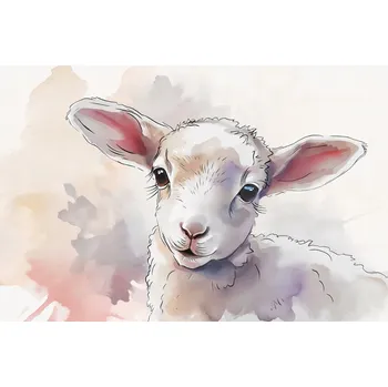 Plakát Plakát Malá ovečka bez rámu 91,5 x 61 cm