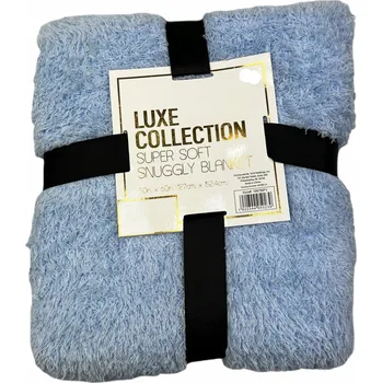 Prostěradlo Deka LUXE COLLECTION polyester 127 cm x 152,4 cm modrá