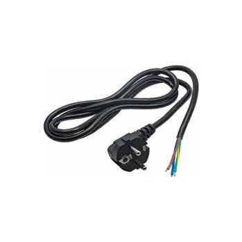 Napájecí kabel Akyga napájecí kabel 1.5m/250V/PVC/černá