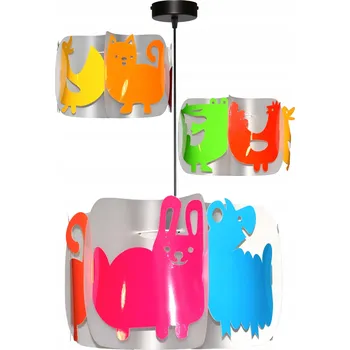 Dětské svítidlo Stropní svítidlo Biała Kropka E27 vícebarevné