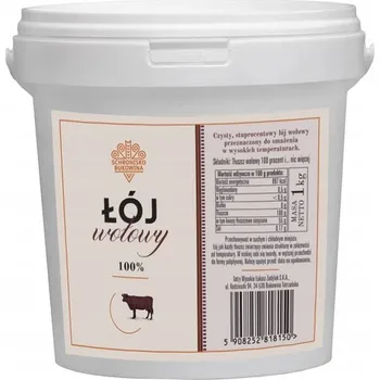 Hovězí lůj 1 kg čistý 100% hovězí tuk Schronisko Bukowina