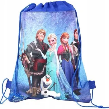 Dětský batoh FROZEN školní batoh na přezouvání, papuče , boty na tělocvik, batoh pro předškoláky