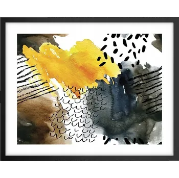 Obraz Foto obraz, plakát na zeď v černém rámu 50x40 abstrakce do obýváku