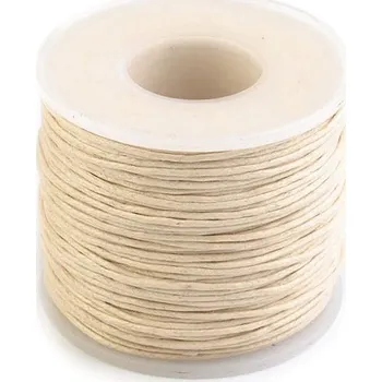 Příze Šňůra hlazená Ø1 mm Varianta: 1 ecru, Balení: 1 ks