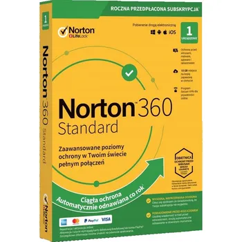 Antivir NortonLifeLock Norton 360 Standard 1 year(s)