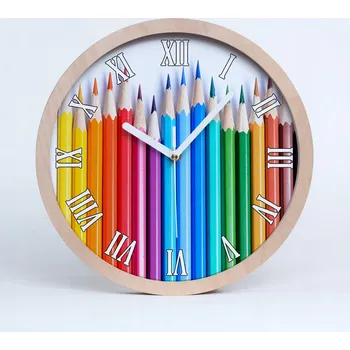 Hodiny Nástěnné hodiny Tulup vícebarevné 30 cm