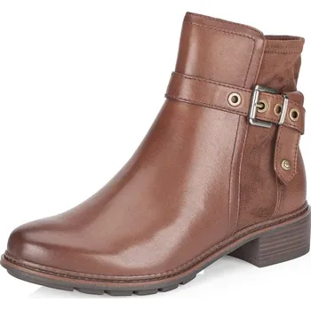 Dámské kozačky Tamaris Dámská kotníková obuv TAMARIS 25425-43-305 hnědá W4 36