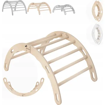 Obraz Dřevěný žebříček houpačka MAMOI pro děti