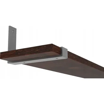 Koupelnový nábytek NEREZOVÝ držák police LOFT, konzole 25 cm