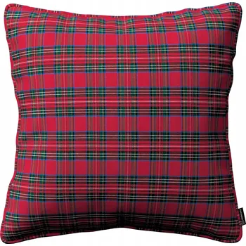 Polštář Dekoria Povlak na polštář Gabi, červená kostka