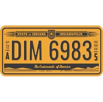 Obraz Cedule USA značky - Indianapolis