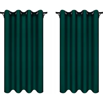 Obraz Závěs polozatemňovací s kroužky 140 cm x 240 cm