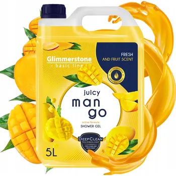 Koupelová kosmetika Sprchový gel Glimmerstone mango 5000 ml jemný