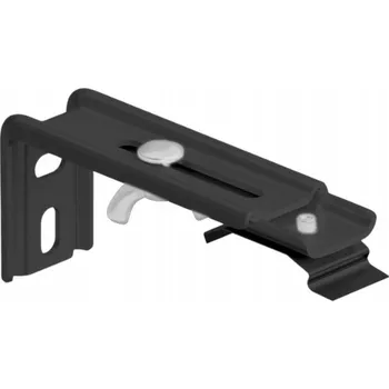 Žaluzie Držák, úchyt pro montáž vertikálních žaluzií na stěnu, černý