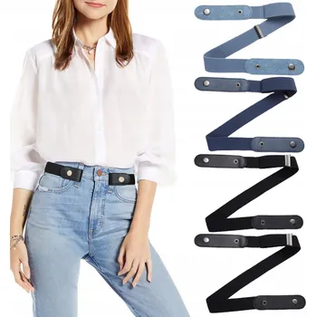 Opasek 4 KS PÁSEK BEZ SPONY KE KALHOTÁM GUMA ELASTICKÝ DÁMSKÝ PÁNSKÝ DÁREK