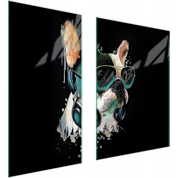 Kuchyňské prkénko Krájecí deska TMK ArtDeko sklo 2 ks