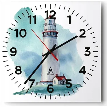 Hodiny Nástěnné hodiny do obýváku 40x40 Lucerna Bezhlučné hodiny na skle Tiché