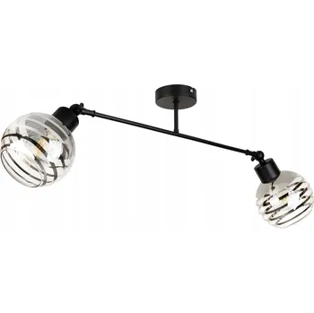 Stropní svítidlo lustr nastavitelný LOFT E27 Sklo