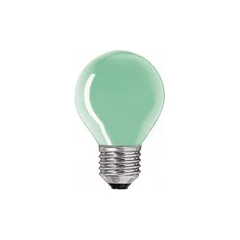 Žárovka ŽÁROVKA 15W KOULE ZELENÁ E27 230V GE