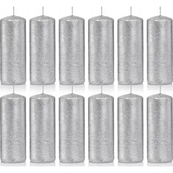 Svíčka Tradiční parafínová svíčka bez vůně Drobo 12 ks