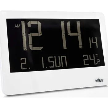 Budík Budík Braun bílý 26,1 cm