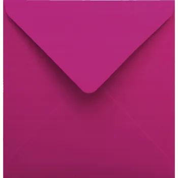 Obálka Ozdobné čtvercové obálky 11 cm Malmero Bougainvillee, světle růžové, 5 ks