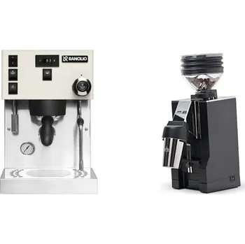 Kávovar Rancilio Silvia PRO X, white + Eureka Mignon Zero 65 All…