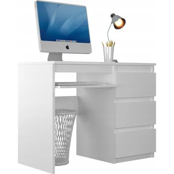 Psací stůl AJKmeble MALMO 100 x 50 x 77 cm bílý