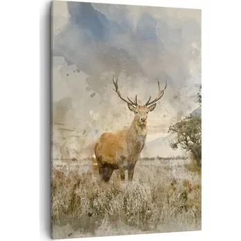 Obraz Obraz na plátně do obýváku ložnice 50x70 zvířata obrazy na zeď canvas