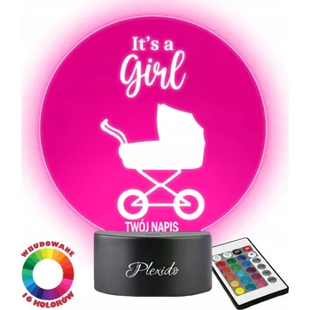 Lampička Plexido vícebarevná Noční lampa