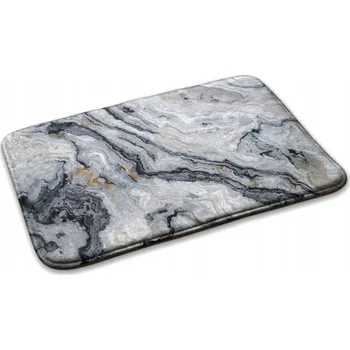 Obraz Dekorativní moderní kobereček podlahový Loft do kuchyně, mramorový vzor, 75x45 cm