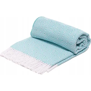 Prostěradlo Deka Rena Home bavlna 140 cm x 200 cm modrá