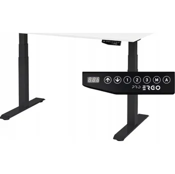 Psací stůl Obdélníkový psací stůl ProErgo 160 x 80 x 126 cm černý