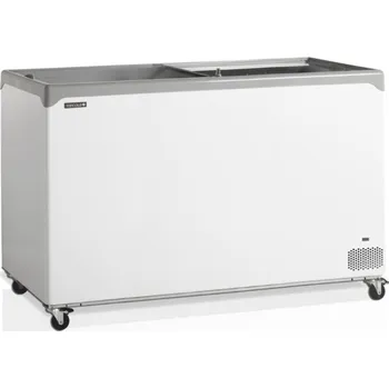 Lednice TEFCOLD NIC 501 SC | Prosklený Pultový Mrazák na Nanuky | 478 l, se zámkem, včetně 6 košů