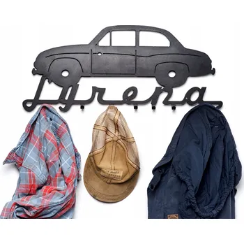 Věšák Syrena #2 ČERNÝ Věšák na oblečení VELKÝ 60 cm