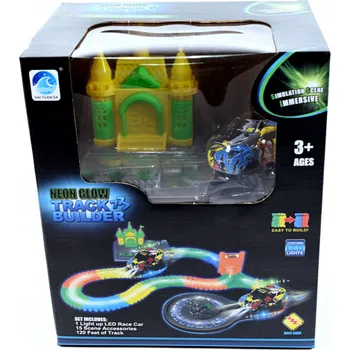 autodráha SVÍTÍCÍ AUTODRÁHA MAGIC NEON TRACK + AUTÍČKO