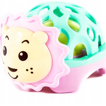 Kousátko s chrastítkem Midex, guma a plast, vícebarevné