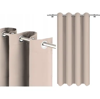 Obraz Závěs polozatemňovací s kroužky 145 cm x 160 cm