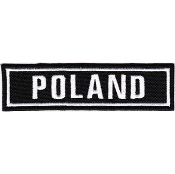 Nášivka VAR nášivka HARLEY 11 x 3 cm Poland HD čb (černo-bílá)