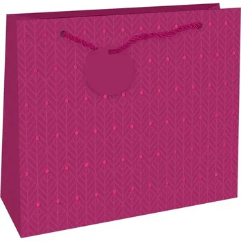 Dárková taška reliéfní velká Fuksiová