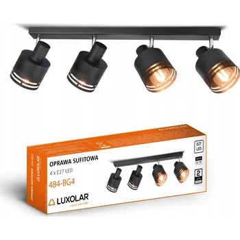 Stropní Svítidlo Lustr Stropní Svítidlo FLESZ Reflektor 484-BG4 E27 Pohyblivé stínítka