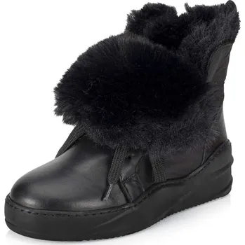 Dámské kozačky Iberius Dámská kotníková obuv IBERIUS 332-021-70 černá W3 39