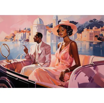 Plakát Plakát Setkání na Riviéře bez rámu 42 x 29,7 cm