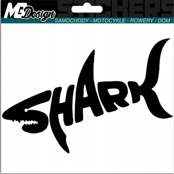 Samolepicí dekorace na vozidlo Samolepka auto ŽRALOK ŽRALOK RYBA 10x15