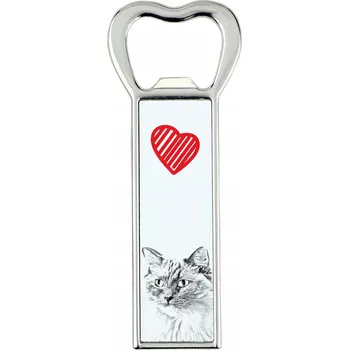 Otvírák Otvírák na láhve s kočkou Ragdoll a vaší fotografií
